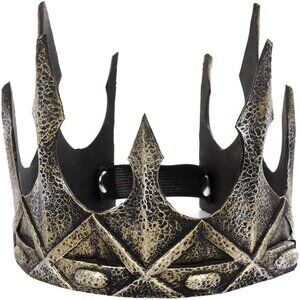 Regal King's Crown,Adjustable Royal Crown Prince Tiara,Medieval King Costume